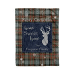 Scotstee Shop Tartan Plaid Christmas Fleece Blankets Clan Ferguson Weathered Plaid Blanket, tartan blanket, tartan blanket fleece, plaid blanket, plaid fleece blanket, clan tartan blanket, clan blanket, christmas blanket