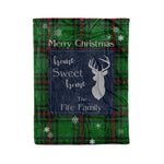 Scotstee Shop Tartan Plaid Christmas Fleece Blankets Clan Fife Plaid Blanket, tartan blanket, tartan blanket fleece, plaid blanket, plaid fleece blanket, clan tartan blanket, clan blanket, christmas blanket