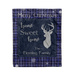 Scotstee Shop Tartan Plaid Christmas Fleece Blankets Clan Fleming Plaid Blanket, tartan blanket, tartan blanket fleece, plaid blanket, plaid fleece blanket, clan tartan blanket, clan blanket, christmas blanket