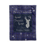 Scotstee Shop Tartan Plaid Christmas Fleece Blankets Clan Fleming Plaid Blanket, tartan blanket, tartan blanket fleece, plaid blanket, plaid fleece blanket, clan tartan blanket, clan blanket, christmas blanket