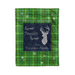 Scotstee Shop Tartan Plaid Christmas Fleece Blankets Clan Forrester Hunting Plaid Blanket, tartan blanket, tartan blanket fleece, plaid blanket, plaid fleece blanket, clan tartan blanket, clan blanket, christmas blanket