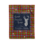Scotstee Shop Tartan Plaid Christmas Fleece Blankets Clan Forrester Plaid Blanket, tartan blanket, tartan blanket fleece, plaid blanket, plaid fleece blanket, clan tartan blanket, clan blanket, christmas blanket
