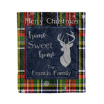 Scotstee Shop Tartan Plaid Christmas Fleece Blankets Clan Francis Plaid Blanket, tartan blanket, tartan blanket fleece, plaid blanket, plaid fleece blanket, clan tartan blanket, clan blanket, christmas blanket