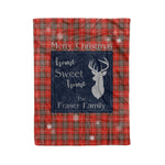 Scotstee Shop Tartan Plaid Christmas Fleece Blankets Clan Fraser Weathered Plaid Blanket, tartan blanket, tartan blanket fleece, plaid blanket, plaid fleece blanket, clan tartan blanket, clan blanket, christmas blanket