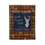 Scotstee Shop Tartan Plaid Christmas Fleece Blankets Clan Fullarton Plaid Blanket, tartan blanket, tartan blanket fleece, plaid blanket, plaid fleece blanket, clan tartan blanket, clan blanket, christmas blanket