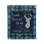 Scotstee Shop Tartan Plaid Christmas Fleece Blankets Clan Galbraith Ancient Plaid Blanket, tartan blanket, tartan blanket fleece, plaid blanket, plaid fleece blanket, clan tartan blanket, clan blanket, christmas blanket