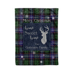 Scotstee Shop Tartan Plaid Christmas Fleece Blankets Clan Galbraith Plaid Blanket, tartan blanket, tartan blanket fleece, plaid blanket, plaid fleece blanket, clan tartan blanket, clan blanket, christmas blanket