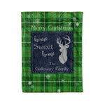 Scotstee Shop Tartan Plaid Christmas Fleece Blankets Clan Galloway District Plaid Blanket, tartan blanket, tartan blanket fleece, plaid blanket, plaid fleece blanket, clan tartan blanket, clan blanket, christmas blanket