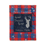 Scotstee Shop Tartan Plaid Christmas Fleece Blankets Clan Galloway Plaid Blanket, tartan blanket, tartan blanket fleece, plaid blanket, plaid fleece blanket, clan tartan blanket, clan blanket, christmas blanket