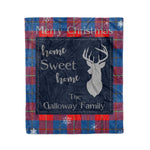 Scotstee Shop Tartan Plaid Christmas Fleece Blankets Clan Galloway Plaid Blanket, tartan blanket, tartan blanket fleece, plaid blanket, plaid fleece blanket, clan tartan blanket, clan blanket, christmas blanket
