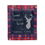 Scotstee Shop Tartan Plaid Christmas Fleece Blankets Clan Galloway Red Plaid Blanket, tartan blanket, tartan blanket fleece, plaid blanket, plaid fleece blanket, clan tartan blanket, clan blanket, christmas blanket
