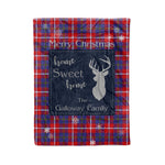Scotstee Shop Tartan Plaid Christmas Fleece Blankets Clan Galloway Red Plaid Blanket, tartan blanket, tartan blanket fleece, plaid blanket, plaid fleece blanket, clan tartan blanket, clan blanket, christmas blanket