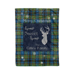 Scotstee Shop Tartan Plaid Christmas Fleece Blankets Clan Gillies Plaid Blanket, tartan blanket, tartan blanket fleece, plaid blanket, plaid fleece blanket, clan tartan blanket, clan blanket, christmas blanket