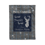 Scotstee Shop Tartan Plaid Christmas Fleece Blankets Clan Gladstone Hunting Plaid Blanket, tartan blanket, tartan blanket fleece, plaid blanket, plaid fleece blanket, clan tartan blanket, clan blanket, christmas blanket