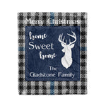 Scotstee Shop Tartan Plaid Christmas Fleece Blankets Clan Gladstone Plaid Blanket, tartan blanket, tartan blanket fleece, plaid blanket, plaid fleece blanket, clan tartan blanket, clan blanket, christmas blanket