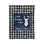 Scotstee Shop Tartan Plaid Christmas Fleece Blankets Clan Gladstone Plaid Blanket, tartan blanket, tartan blanket fleece, plaid blanket, plaid fleece blanket, clan tartan blanket, clan blanket, christmas blanket