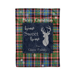 Scotstee Shop Tartan Plaid Christmas Fleece Blankets Clan Glass Plaid Blanket, tartan blanket, tartan blanket fleece, plaid blanket, plaid fleece blanket, clan tartan blanket, clan blanket, christmas blanket