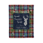 Scotstee Shop Tartan Plaid Christmas Fleece Blankets Clan Glass Plaid Blanket, tartan blanket, tartan blanket fleece, plaid blanket, plaid fleece blanket, clan tartan blanket, clan blanket, christmas blanket
