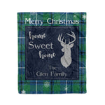 Scotstee Shop Tartan Plaid Christmas Fleece Blankets Clan Glen Ancient Plaid Blanket, tartan blanket, tartan blanket fleece, plaid blanket, plaid fleece blanket, clan tartan blanket, clan blanket, christmas blanket