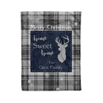 Scotstee Shop Tartan Plaid Christmas Fleece Blankets Clan Glen Grey Plaid Blanket, tartan blanket, tartan blanket fleece, plaid blanket, plaid fleece blanket, clan tartan blanket, clan blanket, christmas blanket