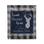 Scotstee Shop Tartan Plaid Christmas Fleece Blankets Clan Glendinning Plaid Blanket, tartan blanket, tartan blanket fleece, plaid blanket, plaid fleece blanket, clan tartan blanket, clan blanket, christmas blanket