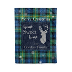 Scotstee Shop Tartan Plaid Christmas Fleece Blankets Clan Gordon Ancient Plaid Blanket, tartan blanket, tartan blanket fleece, plaid blanket, plaid fleece blanket, clan tartan blanket, clan blanket, christmas blanket