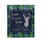 Scotstee Shop Tartan Plaid Christmas Fleece Blankets Clan Gordon Ancient Plaid Blanket, tartan blanket, tartan blanket fleece, plaid blanket, plaid fleece blanket, clan tartan blanket, clan blanket, christmas blanket
