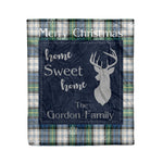 Scotstee Shop Tartan Plaid Christmas Fleece Blankets Clan Gordon Dress Ancient Plaid Blanket, tartan blanket, tartan blanket fleece, plaid blanket, plaid fleece blanket, clan tartan blanket, clan blanket, christmas blanket