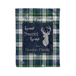 Scotstee Shop Tartan Plaid Christmas Fleece Blankets Clan Gordon Dress Ancient Plaid Blanket, tartan blanket, tartan blanket fleece, plaid blanket, plaid fleece blanket, clan tartan blanket, clan blanket, christmas blanket