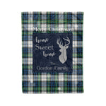 Scotstee Shop Tartan Plaid Christmas Fleece Blankets Clan Gordon Dress Ancient Plaid Blanket, tartan blanket, tartan blanket fleece, plaid blanket, plaid fleece blanket, clan tartan blanket, clan blanket, christmas blanket