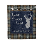Scotstee Shop Tartan Plaid Christmas Fleece Blankets Clan Gordon Weathered Plaid Blanket, tartan blanket, tartan blanket fleece, plaid blanket, plaid fleece blanket, clan tartan blanket, clan blanket, christmas blanket