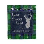 Scotstee Shop Tartan Plaid Christmas Fleece Blankets Clan Graham Of Menteith Ancient Plaid Blanket, tartan blanket, tartan blanket fleece, plaid blanket, plaid fleece blanket, clan tartan blanket, clan blanket, christmas blanket