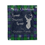 Scotstee Shop Tartan Plaid Christmas Fleece Blankets Clan Graham of Menteith Plaid Blanket, tartan blanket, tartan blanket fleece, plaid blanket, plaid fleece blanket, clan tartan blanket, clan blanket, christmas blanket