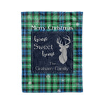 Scotstee Shop Tartan Plaid Christmas Fleece Blankets Clan Graham Of Montrose Ancient Plaid Blanket, tartan blanket, tartan blanket fleece, plaid blanket, plaid fleece blanket, clan tartan blanket, clan blanket, christmas blanket