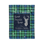 Scotstee Shop Tartan Plaid Christmas Fleece Blankets Clan Graham Of Montrose Ancient Plaid Blanket, tartan blanket, tartan blanket fleece, plaid blanket, plaid fleece blanket, clan tartan blanket, clan blanket, christmas blanket
