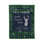 Scotstee Shop Tartan Plaid Christmas Fleece Blankets Clan Graham of Montrose Plaid Blanket, tartan blanket, tartan blanket fleece, plaid blanket, plaid fleece blanket, clan tartan blanket, clan blanket, christmas blanket