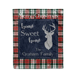 Scotstee Shop Tartan Plaid Christmas Fleece Blankets Clan Graham Plaid Blanket, tartan blanket, tartan blanket fleece, plaid blanket, plaid fleece blanket, clan tartan blanket, clan blanket, christmas blanket