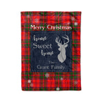 Scotstee Shop Tartan Plaid Christmas Fleece Blankets Clan Grant Modern Plaid Blanket, tartan blanket, tartan blanket fleece, plaid blanket, plaid fleece blanket, clan tartan blanket, clan blanket, christmas blanket