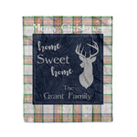 Scotstee Shop Tartan Plaid Christmas Fleece Blankets Clan Grant of Auchnarrow Plaid Blanket, tartan blanket, tartan blanket fleece, plaid blanket, plaid fleece blanket, clan tartan blanket, clan blanket, christmas blanket