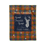 Scotstee Shop Tartan Plaid Christmas Fleece Blankets Clan Grant of Edinchat Plaid Blanket, tartan blanket, tartan blanket fleece, plaid blanket, plaid fleece blanket, clan tartan blanket, clan blanket, christmas blanket