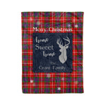 Scotstee Shop Tartan Plaid Christmas Fleece Blankets Clan Grant of Lurg Plaid Blanket, tartan blanket, tartan blanket fleece, plaid blanket, plaid fleece blanket, clan tartan blanket, clan blanket, christmas blanket