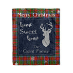 Scotstee Shop Tartan Plaid Christmas Fleece Blankets Clan Grant of Monymusk Plaid Blanket, tartan blanket, tartan blanket fleece, plaid blanket, plaid fleece blanket, clan tartan blanket, clan blanket, christmas blanket