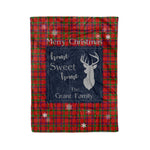 Scotstee Shop Tartan Plaid Christmas Fleece Blankets Clan Grant of Rothiemurchus Plaid Blanket, tartan blanket, tartan blanket fleece, plaid blanket, plaid fleece blanket, clan tartan blanket, clan blanket, christmas blanket