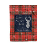 Scotstee Shop Tartan Plaid Christmas Fleece Blankets Clan Grant Weathered Plaid Blanket, tartan blanket, tartan blanket fleece, plaid blanket, plaid fleece blanket, clan tartan blanket, clan blanket, christmas blanket