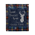 Scotstee Shop Tartan Plaid Christmas Fleece Blankets Clan Grewar Plaid Blanket, tartan blanket, tartan blanket fleece, plaid blanket, plaid fleece blanket, clan tartan blanket, clan blanket, christmas blanket