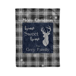Scotstee Shop Tartan Plaid Christmas Fleece Blankets Clan Grey Douglas Plaid Blanket, tartan blanket, tartan blanket fleece, plaid blanket, plaid fleece blanket, clan tartan blanket, clan blanket, christmas blanket