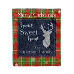 Scotstee Shop Tartan Plaid Christmas Fleece Blankets Clan Grierson Plaid Blanket, tartan blanket, tartan blanket fleece, plaid blanket, plaid fleece blanket, clan tartan blanket, clan blanket, christmas blanket