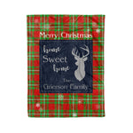 Scotstee Shop Tartan Plaid Christmas Fleece Blankets Clan Grierson Plaid Blanket, tartan blanket, tartan blanket fleece, plaid blanket, plaid fleece blanket, clan tartan blanket, clan blanket, christmas blanket
