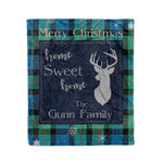 Scotstee Shop Tartan Plaid Christmas Fleece Blankets Clan Gunn Ancient Plaid Blanket, tartan blanket, tartan blanket fleece, plaid blanket, plaid fleece blanket, clan tartan blanket, clan blanket, christmas blanket