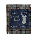 Scotstee Shop Tartan Plaid Christmas Fleece Blankets Clan Gunn Weathered Plaid Blanket, tartan blanket, tartan blanket fleece, plaid blanket, plaid fleece blanket, clan tartan blanket, clan blanket, christmas blanket